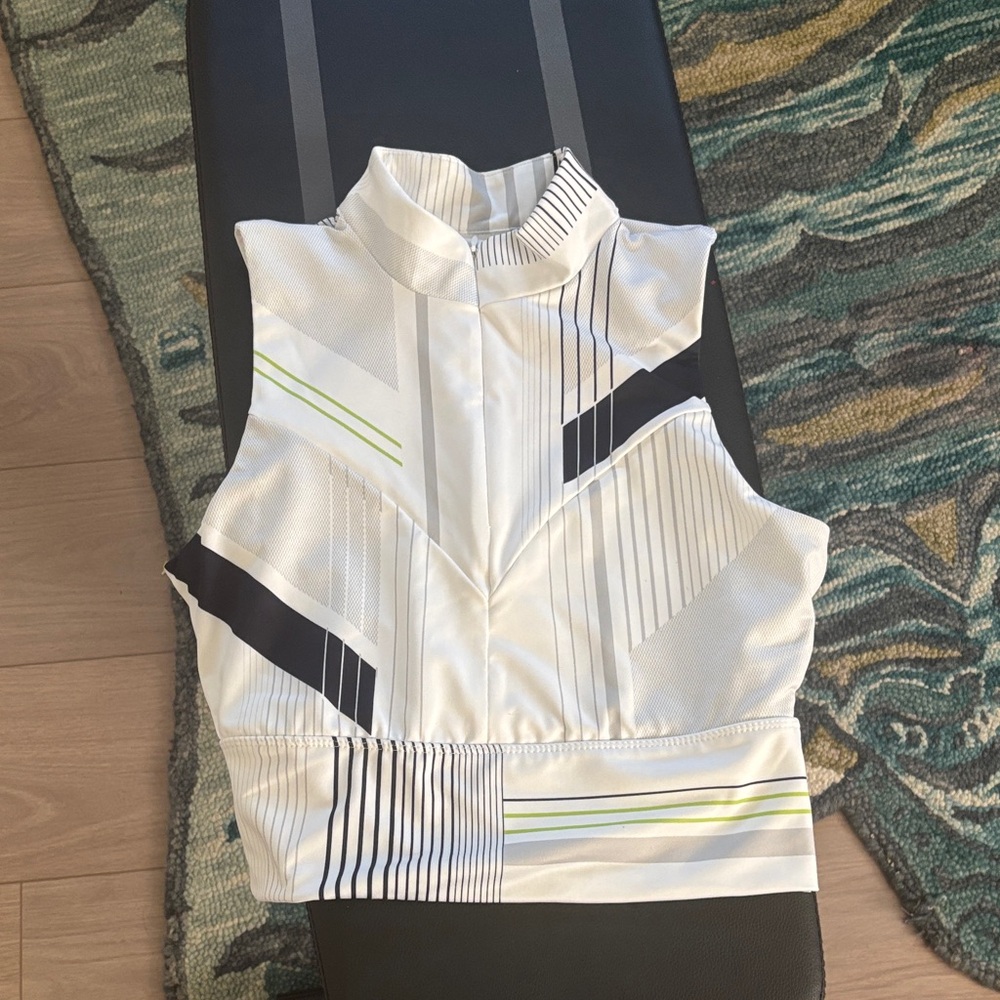 K-Swiss White and Black Tank Top